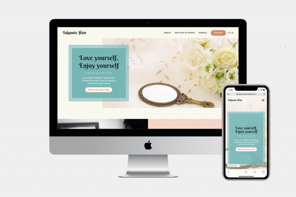 Takamix Hair Website